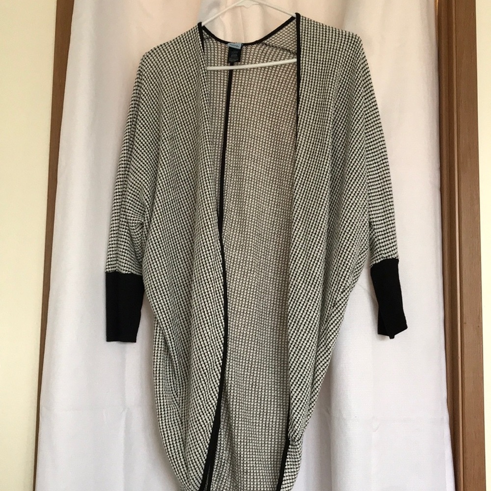 Black and beige sweater